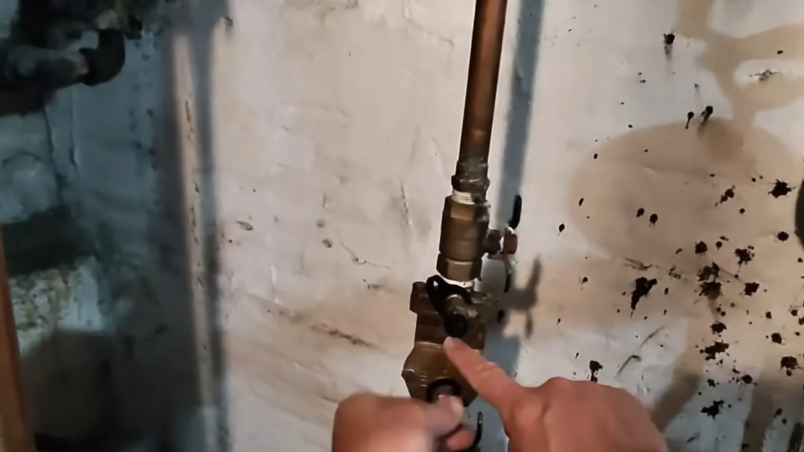 A yellow-coated gas line run to an appliance, representing Gas Line Installation & Repair service