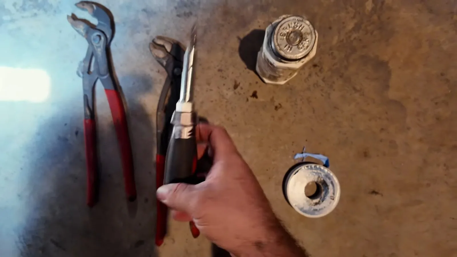 Venting connected on a newly installed water heater, illustrating index.html